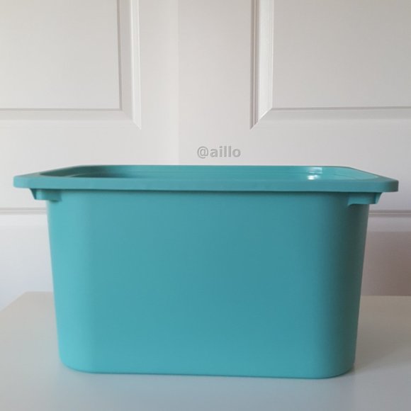IKEA TROFAST Storage box, turquoise LARGE - Picture 3 of 15